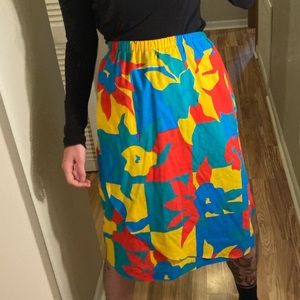 Pop Art Midi Skirt